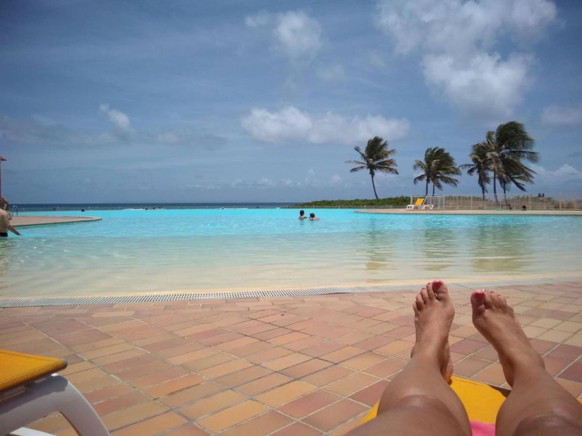 Apartmán Escapades Ensoleillees - Saint-Francois - Front De Mer Et Piscine Exteriér fotografie